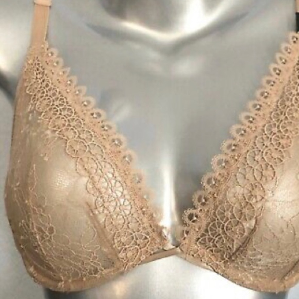 VS Very Sexy Lace Circle Unlined Plunge Sling Bra